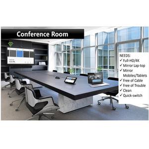 Pantalla de presentación BYOD inalámbrica, dispositivo múltiple de fundición de espejo para proyector inteligente Android, sala de reuniones de cine en casa - Product Image 5