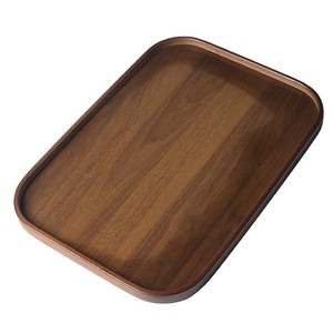 Wooden Serving Trays Rectangular <b>Bamboo</b> With Handle For Home Coffee <b>Table</b> Use - Product Image 5