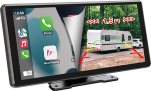 4k 10.36 "không dây androidauto điều hướng di động màn hình Dashcam với cảm biến Camera chiếu hậu năng lượng mặt trời cho RV, Trailer, xe tải - Product Image 6