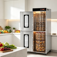 Multifunctionele 20-laags voedseldroger voor fruit en groenten, SUS304 materiaal, laag energieverbruik, hoge efficiëntie