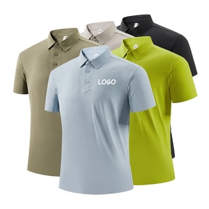 Benutzer definierte einfarbige Golf <span class=keywords><strong>Polo</strong></span> T-Shirt Design Hochwertige Slim Fit Custom Logo Kurzarm Herren Pullover mit Knopf - Product Image 2