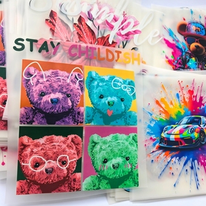 Transferencias Térmicas DTF con MOQ Bajo, Precio de Fábrica, Impresión Directa a Película para Pequeñas Empresas, Diseños Personalizados Termoadhesivos, Entrega Rápida - Product Image 1