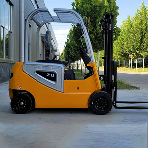 2 Ton 2.5 Ton Elektrikli İstifleyici Forklift 4 Metre Yükseklikli Elektrikli İstifleyici Tam Elektrikli Forklift Ayakta Kullanılan Palet İstifleyici - Product Image 4