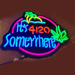 Custom 3D UV Printed LED Neon Sign Spaceman Comic Anime Light-Up Art Decoration for Home Office & Shops (Acrylic) - Product Image 3