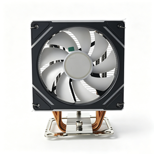 คูลเลอร์ซีพียู4ท่อทองแดง120มม. พัดลมระบายความร้อน ARGB พัดลม PWM RGB <span class=keywords><strong>ซิงค์</strong></span>เงียบระบายความร้อนสำหรับ AM5 Intel LGA1700 AMD AM4คอมพิวเตอร์ตั้งโต๊ะ - Product Image 4