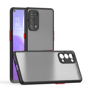 Ốp Viền Chống Sốc TPU, Ốp Lưng Cứng Bằng Nhựa PC Trong Suốt Màu Khói Cho <span class=keywords><strong>Oppo</strong></span> F19 Pro F19 Pro + F17 F15 F11 F9 F7 F5 <span class=keywords><strong>F1s</strong></span> A15a53 A12 - Product Image 2