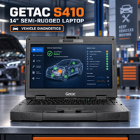Nouvel ordinateur portable semi-robuste Intel Getac S410 de 14 pouces, ordinateur industriel pour le diagnostic des véhicules, l'atelier et le service sur le terrain
