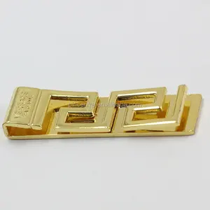 Wholesale Custom Logo 18k Gold Plated Blank Stainless Steel Metal Money Clip