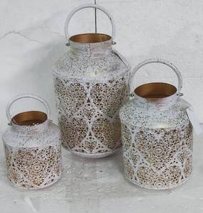 Accessoires de décoration nordique personnalisés faits à la main, chandelier de luxe moderne en laiton doré, ensemble de bougeoirs en métal - Product Image 2