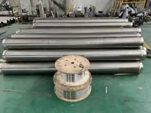 Customized Stainless Steel Welded Screw Screen Wedge Wire Screen Johnson Pipe