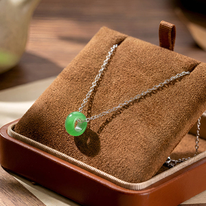 Collier de perles de transfert de style indémodable pour petite amie, chaîne en acier, bijoux faits à la main, idéal pour fiançailles, mariage, fête - Product Image 1