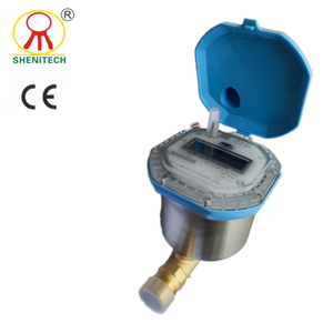 Ultrasoon watermeter met automatische klepbediening DN15 - Precisie meting & automatische afsluiting voor waterbeheer OIML - Product Image 1