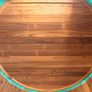 Sauna Redonda de Madera Sólida Moderna, Fabricada por Sauans, para Uso en Villas/Parques, de 2-4 Personas, Disponible en Almacén de EE. UU. - Product Image 4