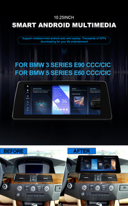 Écran multimédia Android <span class=keywords><strong>GPS</strong></span> Qualcomm 720p KANOR dernière génération pour <span class=keywords><strong>BMW</strong></span> E60 545i E61 E62 E63 <span class=keywords><strong>E90</strong></span> E91 E91 E93 335i Carplay Radio - Product Image 5