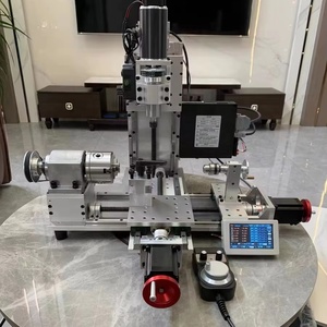 Multi-Function Manual Assembly Turning Milling <b>Drilling</b> Integration Motor Home <b>Mini</b> Lathe Stainless Steel Aluminum BT50 Spindle - Product Image 1