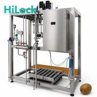 Machine de remplissage aseptique HiLock pour bouteilles en plastique et en verre, en acier inoxydable, pour pâtes de tomates très visqueuses