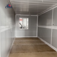 Conteneur pliable 20 pieds 40 pieds, design contemporain, panneau sandwich en acier, conteneur d'expédition et d'entrepôt pour usage résidentiel
