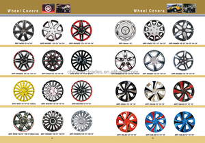 Couvre-roues de voiture universels en plastique argent et <span class=keywords><strong>bleu</strong></span>, enjoliveurs de voiture bleus avec 13 pouces 14 pouces 15 pouces - Product Image 2
