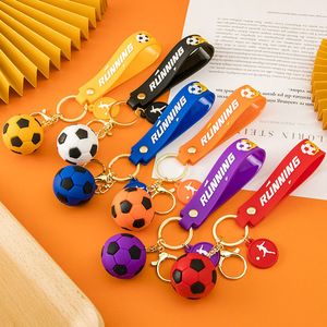 Llavero <span class=keywords><strong>de</strong></span> PVC al por mayor, con diseño <span class=keywords><strong>de</strong></span> estrella <span class=keywords><strong>de</strong></span> fútbol, mascota, recuerdo para aficionados, colgante pequeño para mochila escolar - Product Image 2