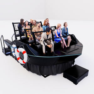 รถไฟเหาะเคลื่อนที่ด้วยไฟฟ้าสำหรับสวนผจญภัย9D 7D 4D 3D โดมใหม่2026 - Product Image 6