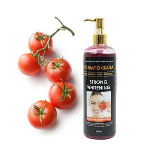 OEM gel douche corps blanchissant à la vitamine C tomate blanc Gluta terminal éclaircissant lissage et améliore les soins de la peau gel douche - Product Image 2