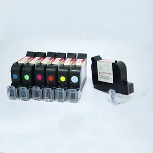 Customized Low Price Refillable Refill Solvent Black Fast Dry Hp45 51645 Empty Ink Cartridges For Inkjet Printer Hp