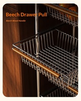 Carrito de Almacenamiento para Cocina, Estante con Ruedas, Estante Móvil de Acero al Carbono para Cocina, Baño, Organizador de Aperitivos
