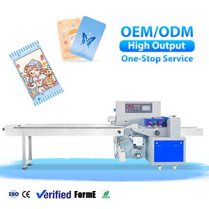 Máquina de Empaquetado Horizontal Automática de Alta Velocidad, Máquina de Envasado Flowpack para Tarjetas, Máquinas Envolvedoras - Product Image 1