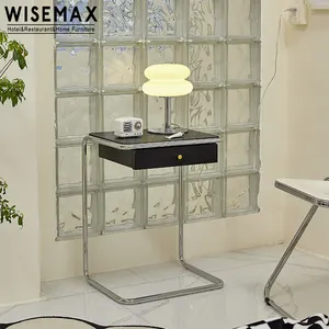 WISEMAX家具现代笔记本沙发便携式工作站家用家具卧室客厅木质床头柜