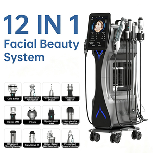 Appareil facial 3 en 1 pour le soin de la peau, dermabrasion professionnelle, nettoyage en profondeur, système de beauté facial 12 en 1 avec écran tactile - Product Image 1