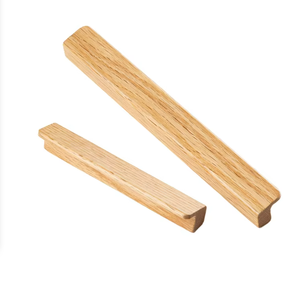 Log Color Wooden Cabinet <strong>Door</strong> Wardrobe Handle Modern Simple Solid Wood Drawer - Product Image 1