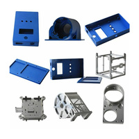 Pièces sur mesure en aluminium et acier inoxydable usinées CNC de précision, finition oxyde noir, plaque de montage, conception personnalisée pour l'usinage