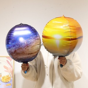 Venta al por mayor Globos 4D Tierra Amanecer Galaxia <span class=keywords><strong>Globo</strong></span> Esfera <span class=keywords><strong>Globo</strong></span> Boda San Valentín Cumpleaños Fiesta Decoración Mundo Mapa <span class=keywords><strong>Globo</strong></span> - Product Image 2