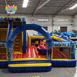 Commercial Rental <strong>Inflatable</strong> Jumping Bounce House Ice Queen Bouncing House Castle <strong>Inflatable</strong> Combo Slide <strong>Bouncer</strong> for Kids - Product Image 5