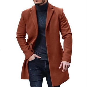 Abrigo de Moda para Hombre, Mezcla de Lana, Estilo Casual y de Negocios, Gabardina, Abrigo Informal para Hombre, Chaquetas - Product Image 3
