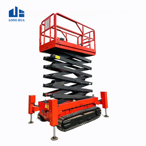 Diskon gunting Offroad, Platform kerja udara 6m 8m 10m 12m Industri luar ruangan - Product Image 1