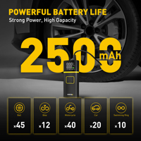 AUXITO A301 Tire Inflator Portable Air Pump 150PSI Cordless Air Compressor for Compact Car Motorcycle