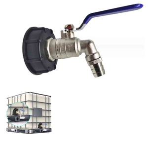 Adaptateur de raccordement pour réservoirs IBC à filetage grossier S60X6 de 1 pouce, compatible avec les adaptateurs et raccords pour réservoirs IBC, adaptateur pour réservoir d'eau - Product Image 1