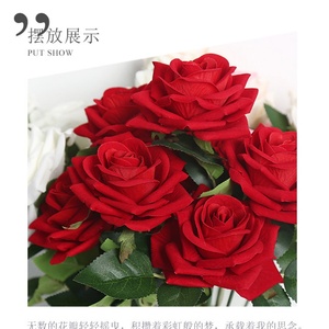 Ramo de Rosas Artificiales de Lujo, Decoración para el Hogar y Fiestas, Centros de Mesa Gigantes de Alta Calidad con Tacto Real, Ramo de Flores Artificiales de Seda - Product Image 5