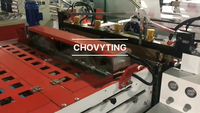 Machine de fabrication de sacs poubelles en nylon à 2 lignes pour sacs en PE, PLA, biodégradables, sacs de courses, sacs en plastique type T-shirt et sacs poubelles