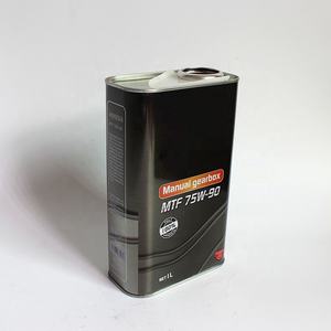 Série imprimée 1 litre carré en métal style F peut 1 litre vide peinture peut avec bouchon de bec Chine usine - Product Image 2