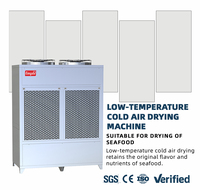 Machine de séchage à air froid pour produits de la mer Lingde, déshydrateur industriel à basse température pour poissons, crevettes, calamars, pompe à chaleur, économie d'énergie