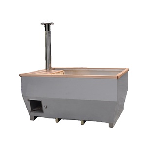 Intex Hiện Đại 1200Mm Ngoài Trời Bồn Tắm <span class=keywords><strong>Spa</strong></span> Nhỏ Rắn Gỗ Nhựa Ngồi Bồn Tắm Lửa Lưới PVC 1 Bộ Thép Không Gỉ Tắm - Product Image 1