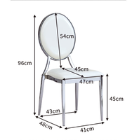 Chaise de salle à manger moderne avec pieds en métal doré, faite à la main, convertible, avec coussin en tissu PU rafraîchissant, empilable, pour salon, maison, bureau