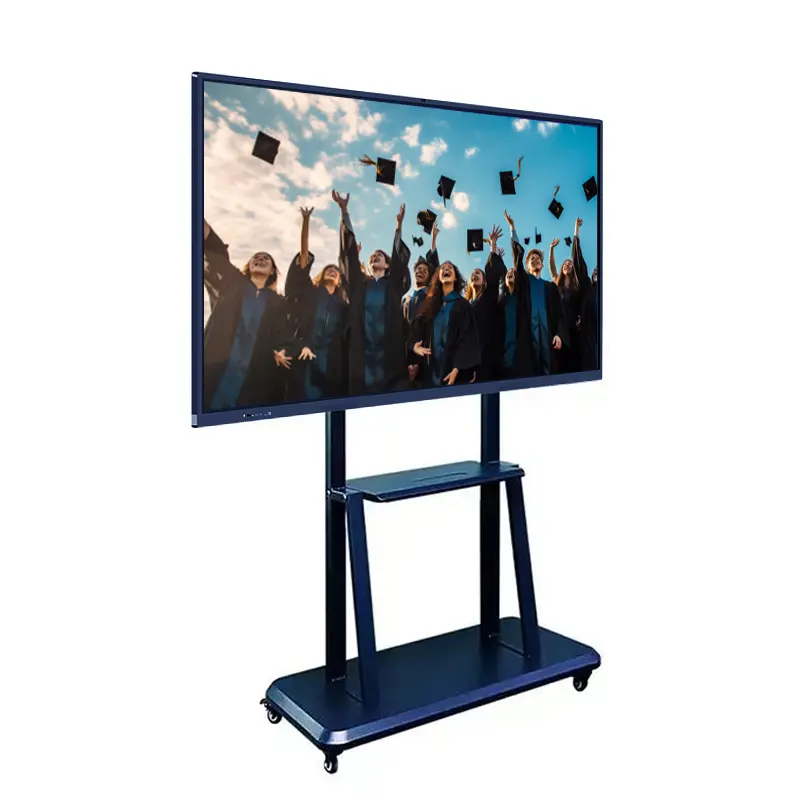 2023 Giáo Dục Mới 110 inch xách tay LED hiển thị LCD bằng văn bản màn hình cảm ứng phẳng bảng trắng thông minh bảng tương tác