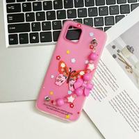 Coque de téléphone BAILI Factory populaire, colorée, en forme de bonbon gélifié, deux-en-un, avec collier papillon et bracelet perles pour Redmi K80 PRO/A3/15C