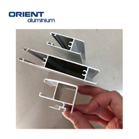 Profilé de fenêtre en aluminium 6063 T5, extrusion de profilé en aluminium 40x40 100x100