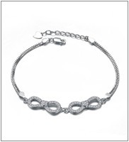 925 Sterling <b>Silver</b> <b>Bracelet</b> Hamsa <b>Charm</b> <b>Bracelet</b> Wholesale - Product Image 3