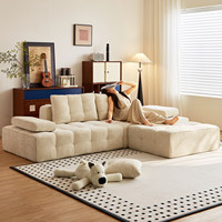 Modernes Geradliniges Block-Sofa Vakuumkomprimiertes Modulares Stoffsofa Freizeit-Kompressionssofa für Wohnmöbel