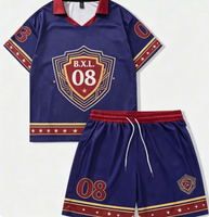 Conjunto de Uniforme de Baloncesto Brooklyn 03 para Hombre, Manga Corta, Cuello en V, Malla Transpirable, Estampado Sublimado, para Adultos